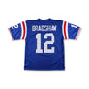 Terry Bradshaw 12 Louisiana Blue Football Jersey 2