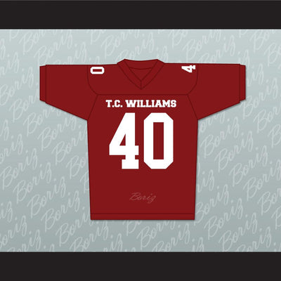 Donald Faison Petey Jones T. C. Williams High School Titans Football Jersey - borizcustom