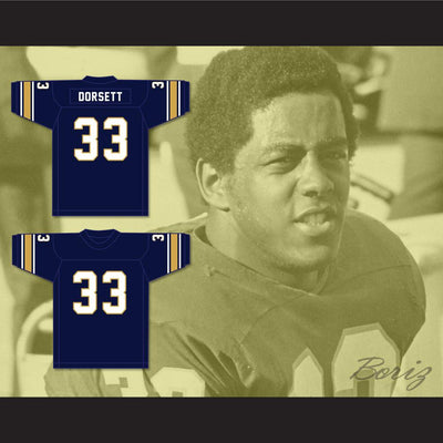 Tony Dorsett 33 Hopewell High School Vikings Dark Blue Football Jersey 1