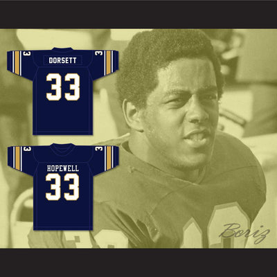 Tony Dorsett 33 Hopewell High School Vikings Dark Blue Football Jersey 2