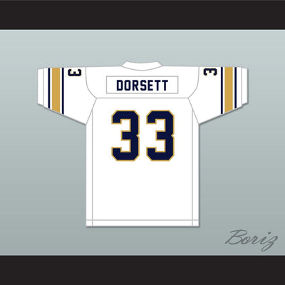 Tony Dorsett 33 Hopewell High School Vikings White Football Jersey 1