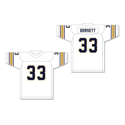 Tony Dorsett 33 Hopewell High School Vikings White Football Jersey 1