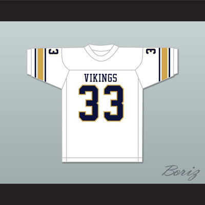 Tony Dorsett 33 Hopewell High School Vikings White Football Jersey 2