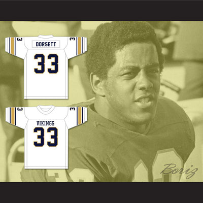 Tony Dorsett 33 Hopewell High School Vikings White Football Jersey 2