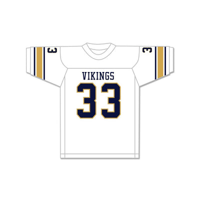 Tony Dorsett 33 Hopewell High School Vikings White Football Jersey 2