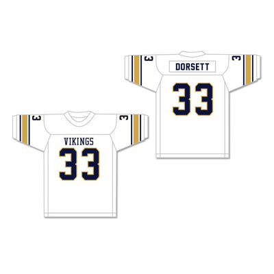 Tony Dorsett 33 Hopewell High School Vikings White Football Jersey 2