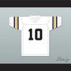 Troy Aikman 10 Henryetta High School Knights White Football Jersey 1