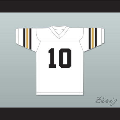 Troy Aikman 10 Henryetta High School Knights White Football Jersey 1