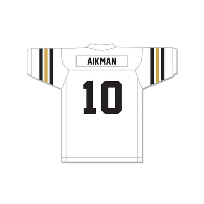 Troy Aikman 10 Henryetta High School Knights White Football Jersey 2