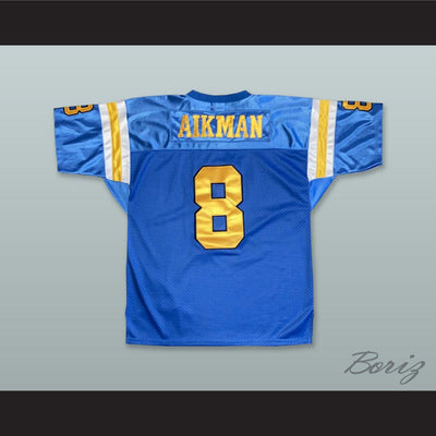 Troy Aikman 8 California Light Blue Football Jersey