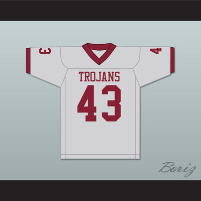 Troy Polamalu 43 Douglas High School Trojans Gray Football Jersey 2