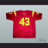 Troy Polamalu 43 California Red Football Jersey