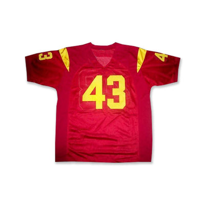 Troy Polamalu 43 California Red Football Jersey