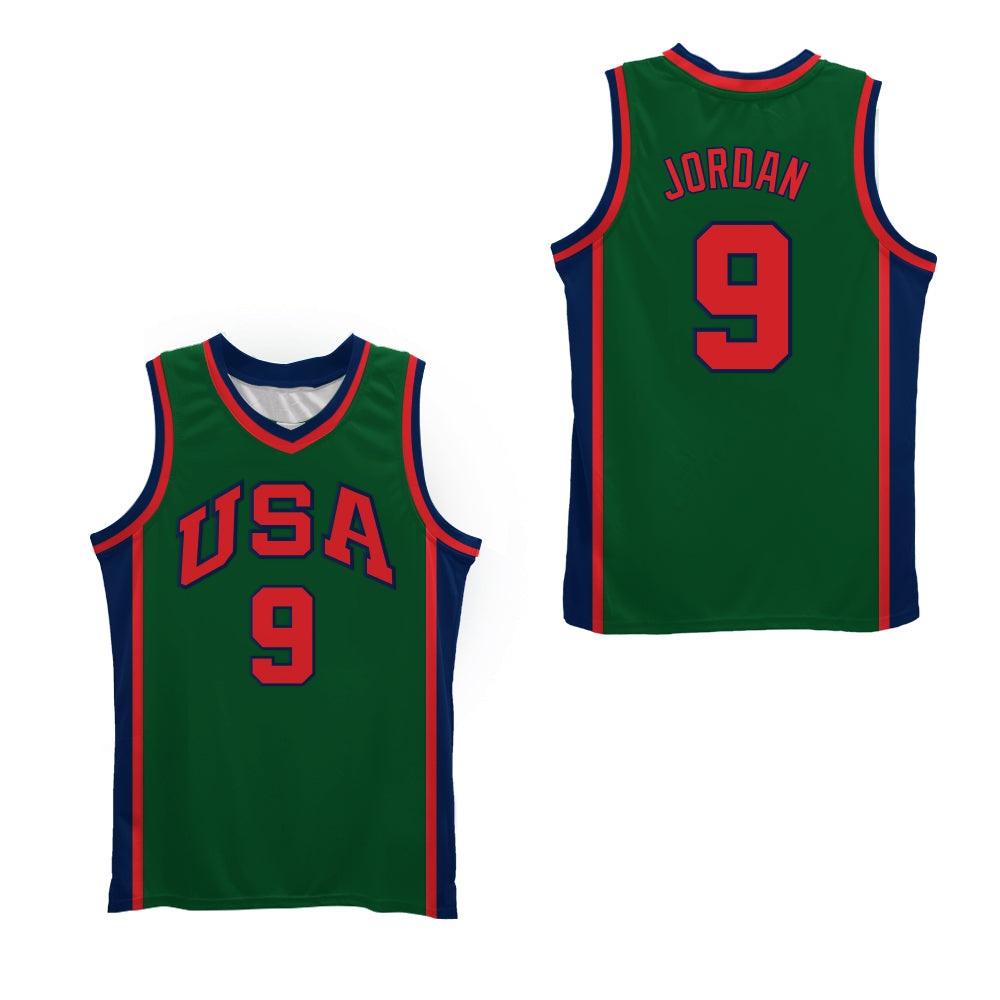 USA Basketball Stitched Michael Jordan Summer Games Jersey Sizes