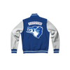 Varsity Blues West Canaan Coyotes Football Letterman Jacket-Style Sweatshirt
