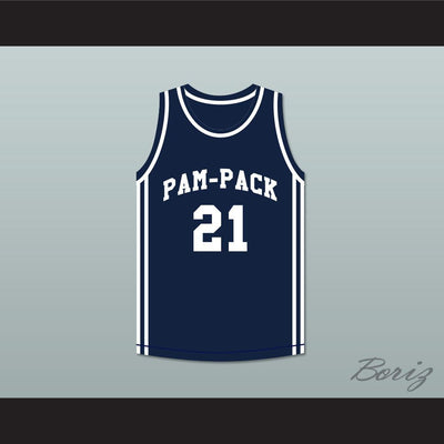 Dominique Wilkins 21 Washington High School Pam-Pack Basketball Jersey - borizcustom