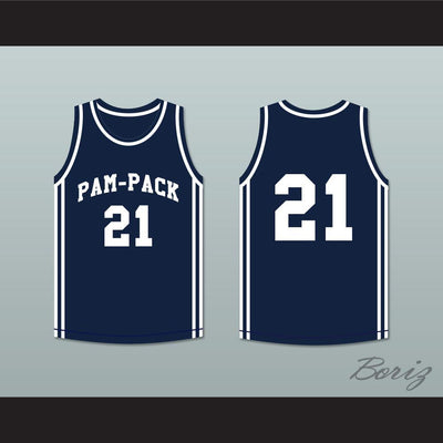 Dominique Wilkins 21 Washington High School Pam-Pack Basketball Jersey - borizcustom