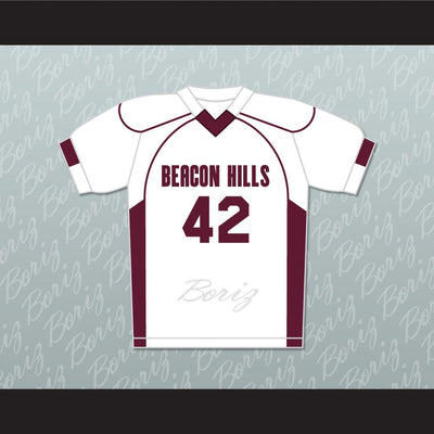 Scott Howard 42 Beacon Hills Cyclones Lacrosse Jersey Teen Wolf - borizcustom - 1