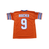Adam Sandler Bobby Boucher The Waterboy Mud Dogs Football Jersey with Bourbon Bowl Patch