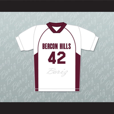 Scott Howard 42 Beacon Hills Cyclones Lacrosse Jersey Teen Wolf - borizcustom
