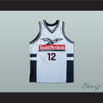 Dominique Wilkins 12 Team System Computers Software Basketball Jersey - borizcustom
