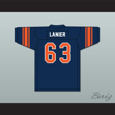 Willie Lanier 63 Morgan Navy Blue Football Jersey