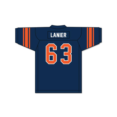 Willie Lanier 63 Morgan Navy Blue Football Jersey