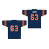 Willie Lanier 63 Morgan Navy Blue Football Jersey