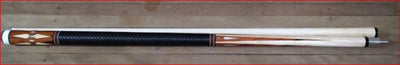 Boriz Billiards Black Leather Grip Pool Cue Stick Majestic  FB9C Series inlaid