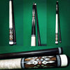 Boriz Billiards Black Leather Grip Pool Cue Stick Majestic BX9Z Series inlaid