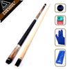 CUESOUL Billiard Pool Cue Stick With 11.5mm/12.75mm Cue Tip Snooker Cue 58" 19oz With Free Tool