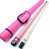 Brand Billiard Pool Cues For Women Lady Pink Cue Bag Set Maple Shaft Billiards Stick 11.75mm 13mm Tips Taco De Billar carom cues