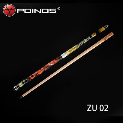Made In China Poinos ZU Billiard Pool Cue Jump Break Stick Billiard 3PC 14MM Black Phenolic Tip Ferrule 19OZ Maple Shaft