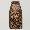 Candow Look Womens Cotton Leopard Print Wiggle Skirt High Waist American Vintage Hip Hop Urban UK Sexy Pinup Pencil Skirts