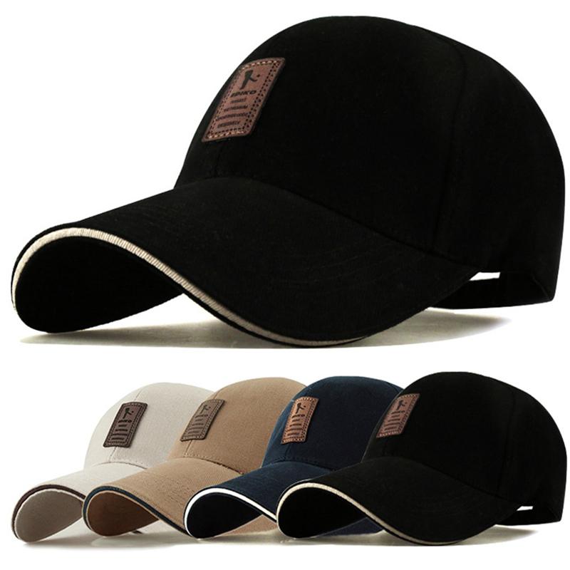 1Piece Baseball Cap Men's Adjustable Cap Casual leisure hats Solid Color Fashion Snapback Summer Fall hat High quality caps
