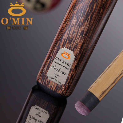 O`MIN Hurricane Handmade 3/4 Jointed Snooker Cues Sticks  10mm Tips pool cue Nine-ball  billiards stick high quality wood made
