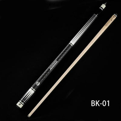 China Preodira BK Billiard Sticks 1/2 Split Pool Cue Nine-Ball Maple Shaft Black/White Color 58" 2pc 19OZ 20OZ Free