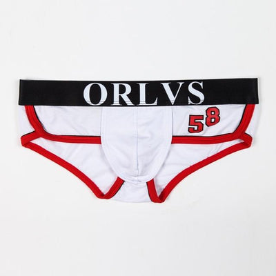 New!!! ORLVS Brand 6Pcs\Lot Men Briefs Underwear Men's Cotton Breathable Underwear Cueca Male Panties Slip Underpants Pouch OR39