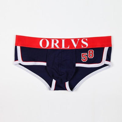 New!!! ORLVS Brand 6Pcs\Lot Men Briefs Underwear Men's Cotton Breathable Underwear Cueca Male Panties Slip Underpants Pouch OR39