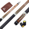 CUESOUL Cue Jointed  Protector Billiard Pool Cue with 13mm 6 Layer Baked Pig Leather Cue Tip,Cue Towel