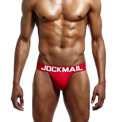 JOCKMAIL Brand 6PCS High Quality Cotton Classic basis mens bikini underwear cueca gay Sexy mens briefs calzoncillos hombre slips