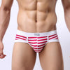5pcs Mens Cotton Briefs Sexy Gay Underwear Male Cuecas Fashion Shorts Hombre Trunks Comfortable Home Striped Underpants Soutong