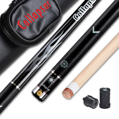 Collapsar R04 R05 Billiard Pool Cue Stick 2PC 58Inch Maple Wood Shaft Black White Cue  11.5mm/13mm Tip China