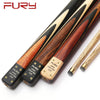 FURY Brand Billiard Pool cue 9.8mm cue tips Ash wood snooker cues stick russian billiards Professional handmader sticks rod