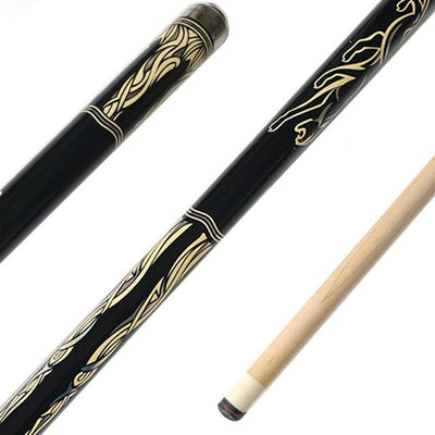 3142 New Arrival Pool Cue 20th 12.75mm/11.5mm Tip Black/Orange Colors Billiards Pool Cue Stick Made in China