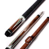 CUESOUL 1/2 Jointed 19 Oz Maple Pool Cue Stick With 1 Butt and 1 Shaft Billiard Cue Tube Case E101+CASE