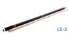 Cuppa LX 1/2 Pool Cue with Case 11.75mm 13mm Tip Ergonomic Design Hardwood Canadian Maple Billiard Stick With Irish Linen Wrap