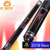 2018 New Pool Cue O'min 1/2 Pool Cue Stick 11.75mm Tip Stick Billiard Cue Pool Stick with Case Made In China