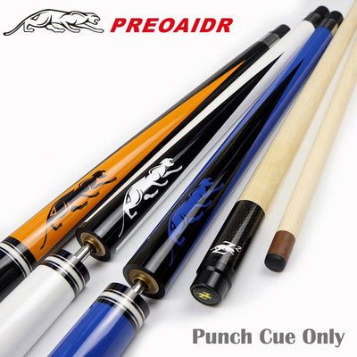 3142 Punch Cue 2-Piece Punch Kit Cue GBK 13mm Tip Hand-made Punch Stick Billiard Cue Billiard Punch Stick Kit 139(65+74)cm