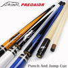 3142 Punch&Jump Cue 3-Piece Jump&Punch Cue 13mm Tip Jump Cue Stick Billiard Cue Billiard Punch Stick Kit 2 Functions in One